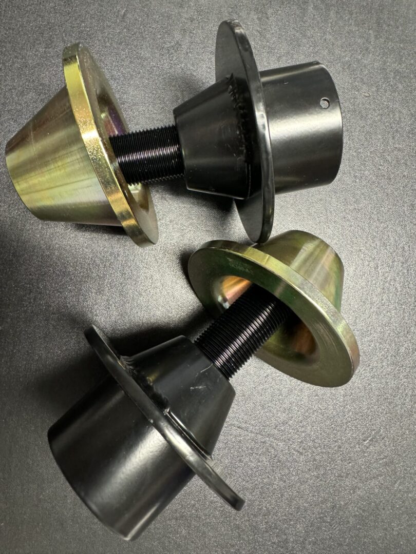 Bryke Racing Lightweight Weight Jack Cup Pair - IMCA USMTS UMP Front Dirt Sport Racing - Steel