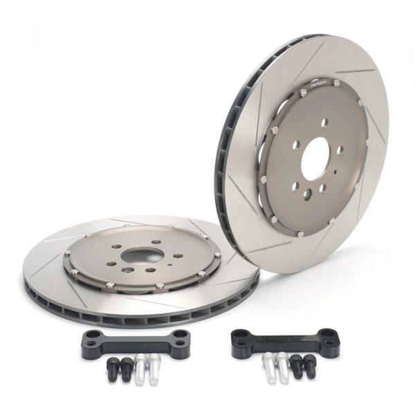 Paragon 2-piece Rotors Rear Pair 370/380x23mm - Tesla Model 3/Y AWD Performance - Larger Rotor - Image 2