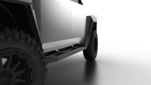 TESLA CYBERTRUCK HD ROCK SLIDERS – UP INVINCIBLE - Image 2