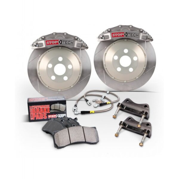 StopTech 08-13 BMW M3/11-12 1M Coupe Front BBK w/ ST-60 Trophy Calipers Slotted 380x35mm Rotors - Image 4